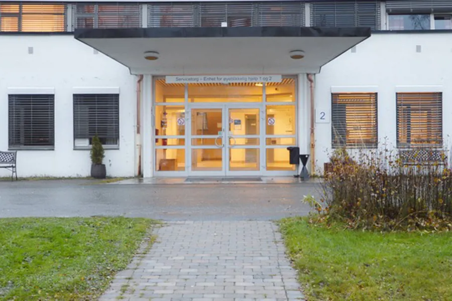 Sykehuset på Reinsvoll, hovedinngang
